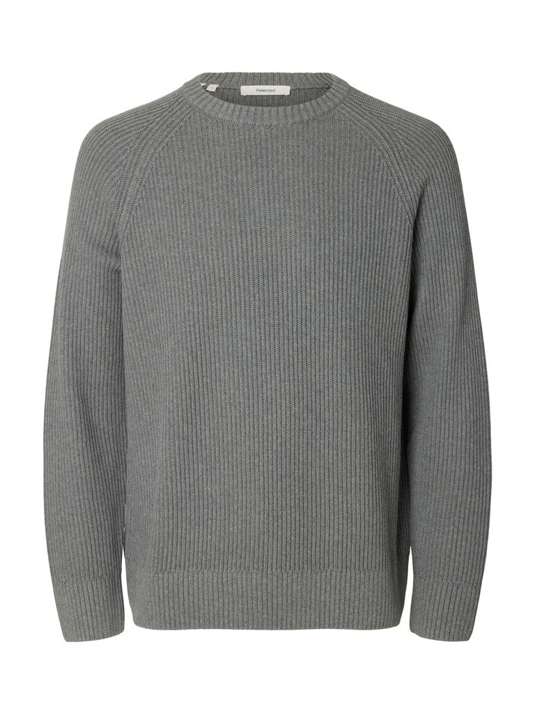 SLMBRAUN KNIT RLX RIB CREW NECK NOO