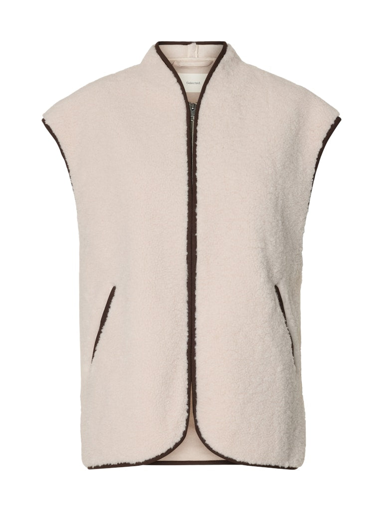 SLWISABEL TEDDY VEST#S
