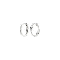 HERE hoop earrings silver-plated