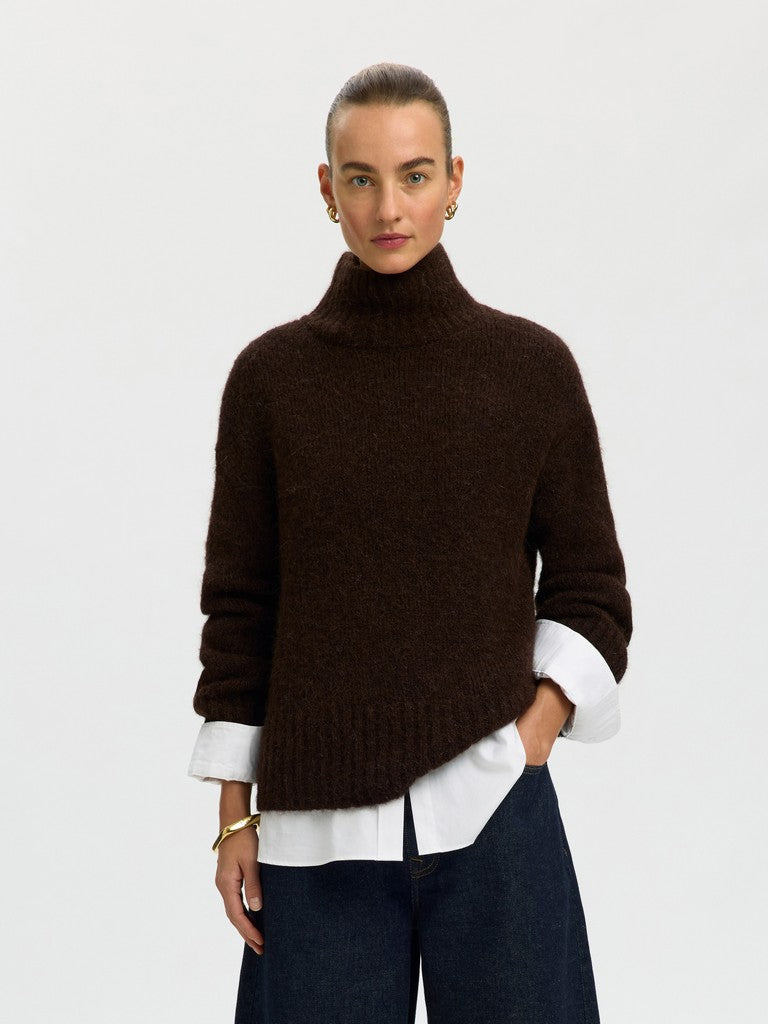 SLWGABRIELLA LS KNIT HIGH NECK NOOS