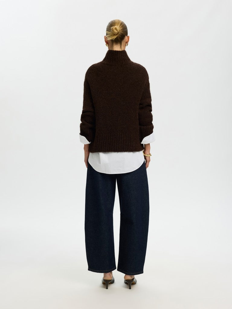 SLWGABRIELLA LS KNIT HIGH NECK NOOS