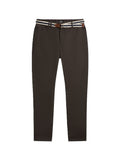 Warren cotton-blend twill belted