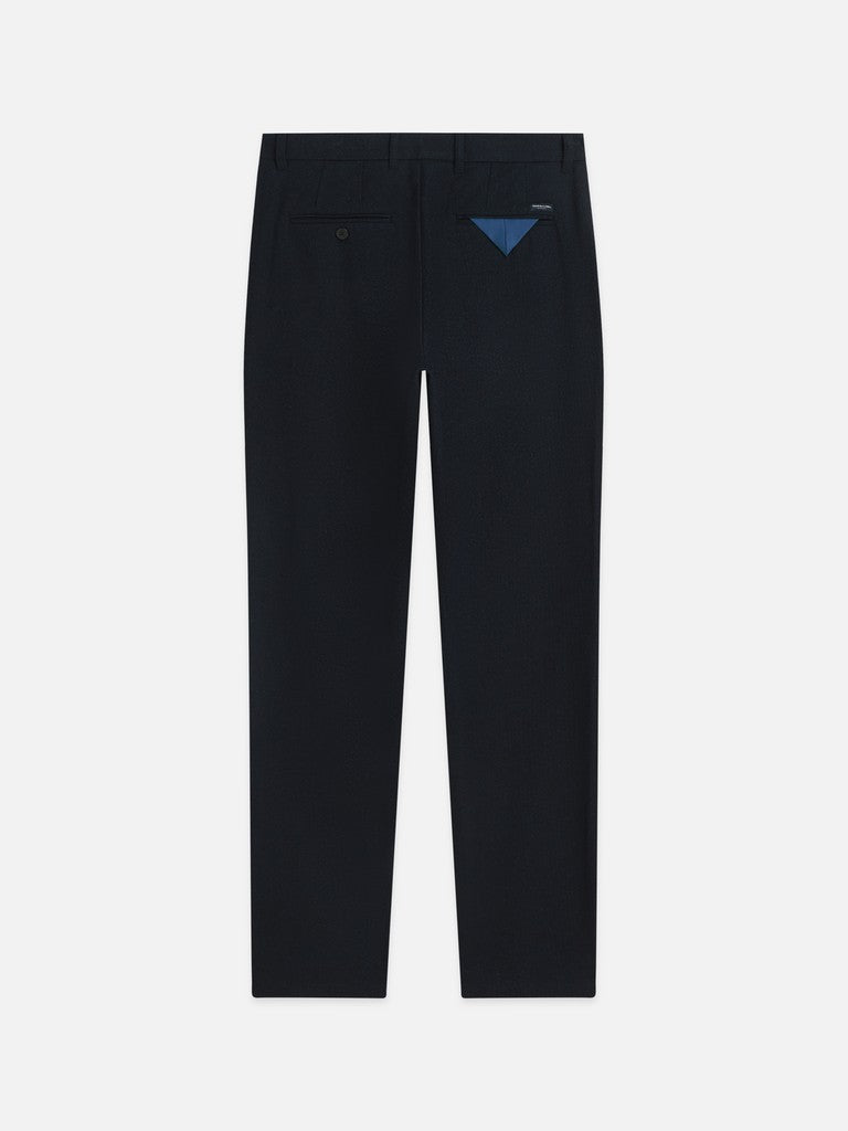 Stuart mini yarn-dyed cotton-wool blend