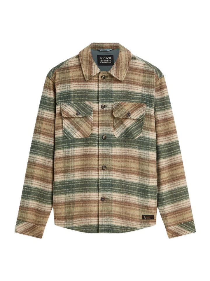 Checked overshirt