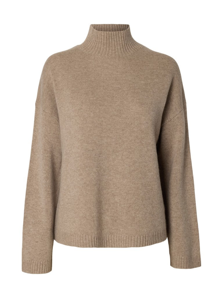 SLWCILLE CASHMERE BLEND HIGH NECK N