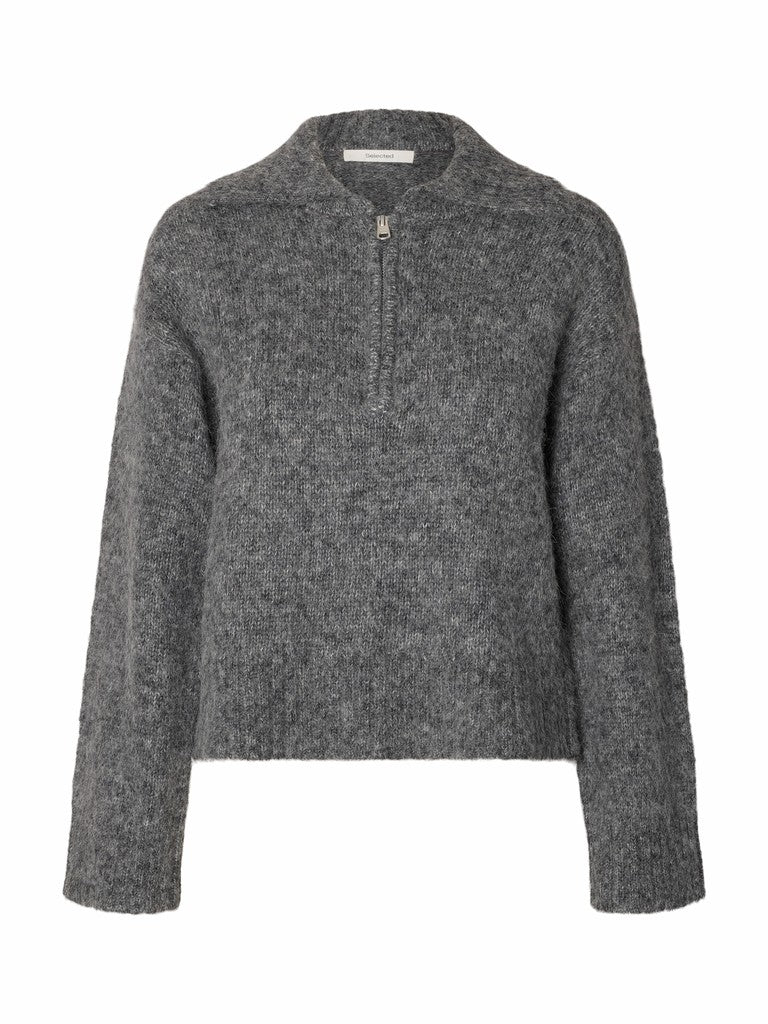 SLWANJULI LS KNIT HALF ZIP