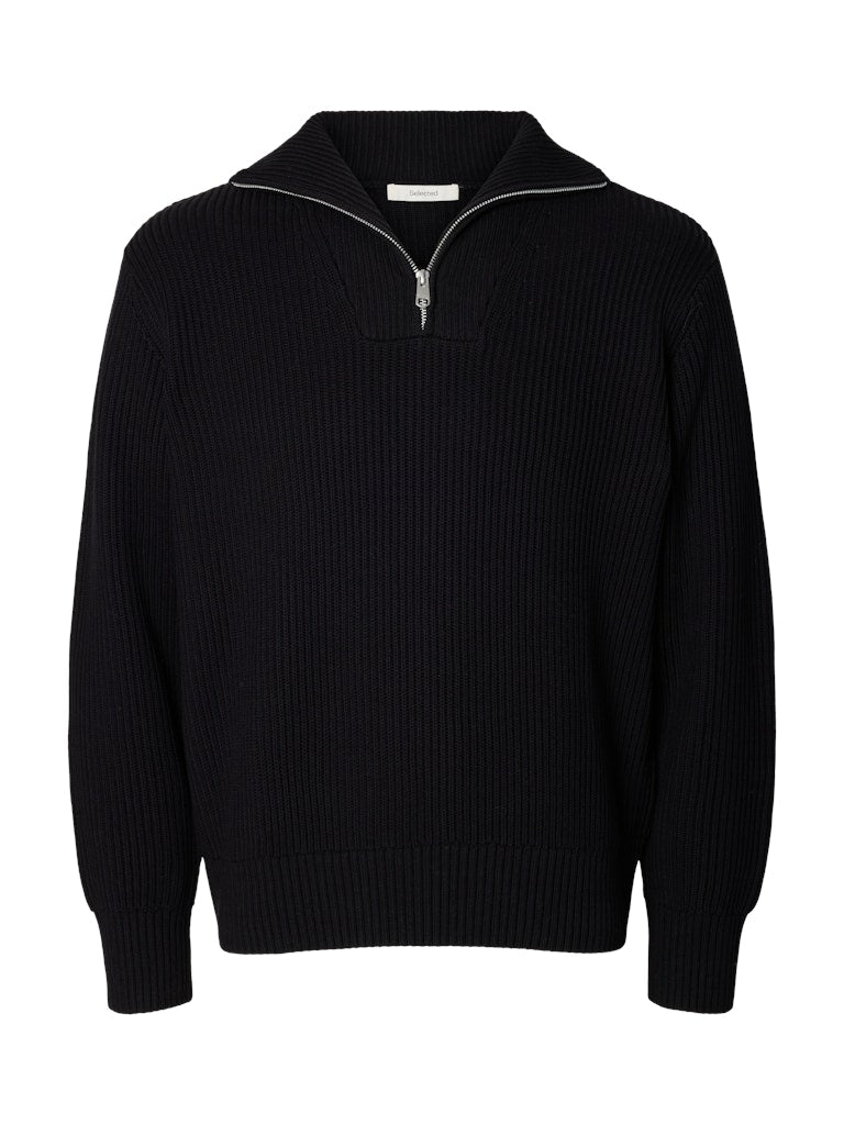 SLMDRY LS KNIT RLX HALF ZIP NOOS
