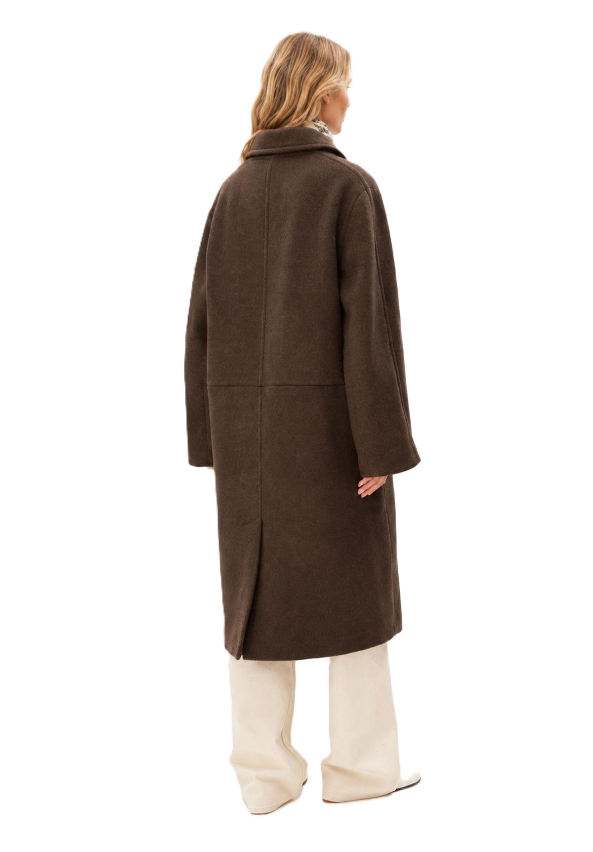 WOOL DOUBLE-BREASTED COAT