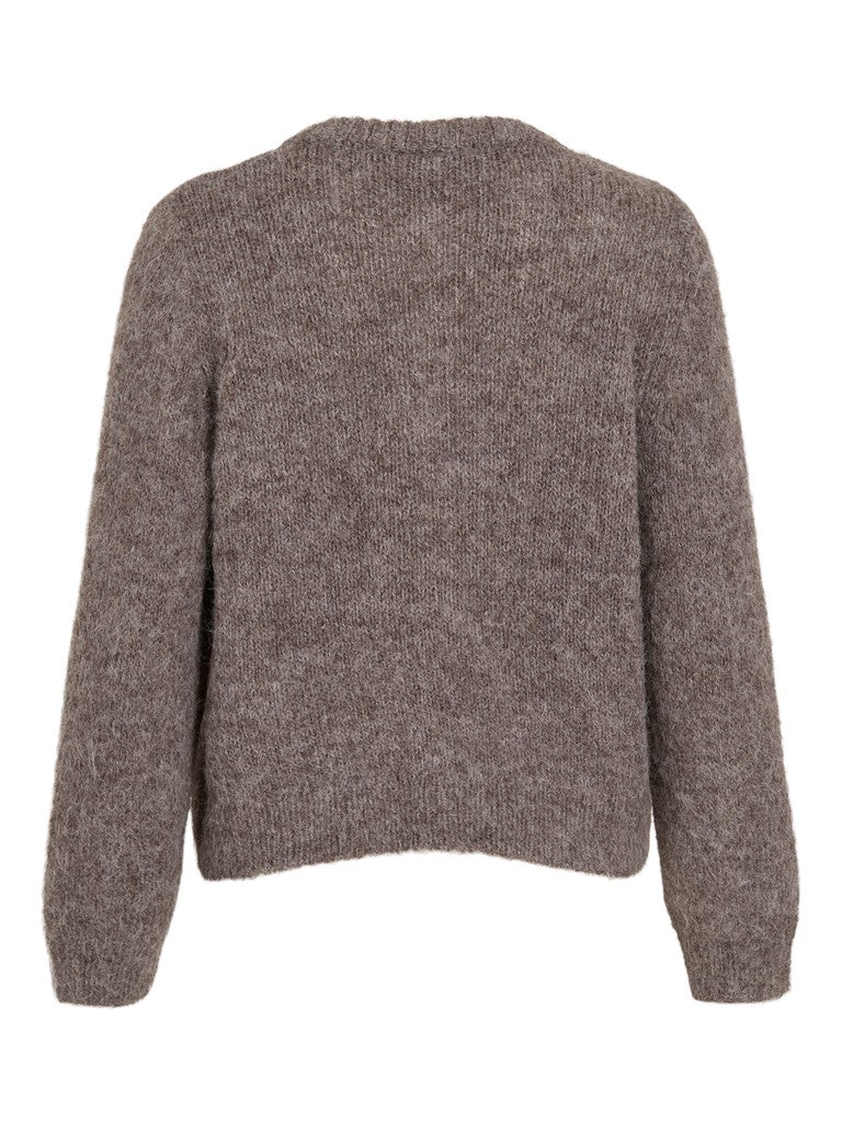 VILARKA O-NECK L/S KNIT CARDIGAN