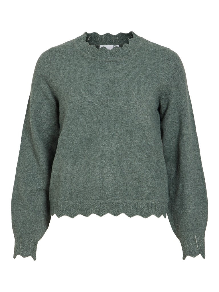 VINIKOLINA O-NECK L/S KNIT TOP - NO