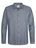 Petrol - Men Shirt Long Sleeve Uni - M-3060-SIL40