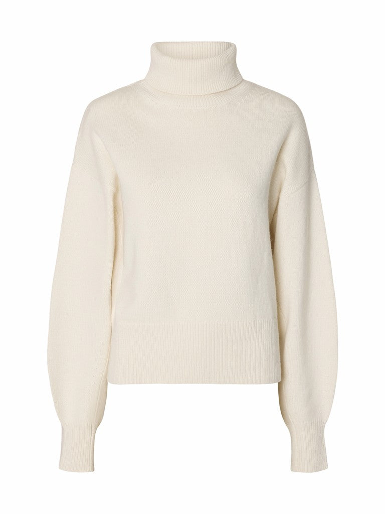 SLWELLIE LS KNIT ROLL NECK