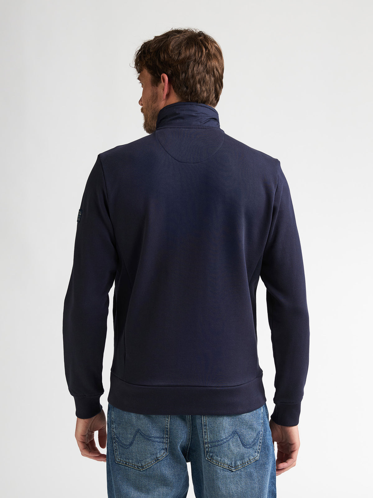 Petrol - Men Sweater Collar Zip - M-3060-SWC348