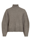 VISIA L/S HIGH NECK KNIT PULLOVER-N