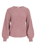 VIKACHEL O-NECK L/S KNIT TOP/VOL