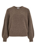 VIKACHEL O-NECK L/S KNIT TOP/VOL