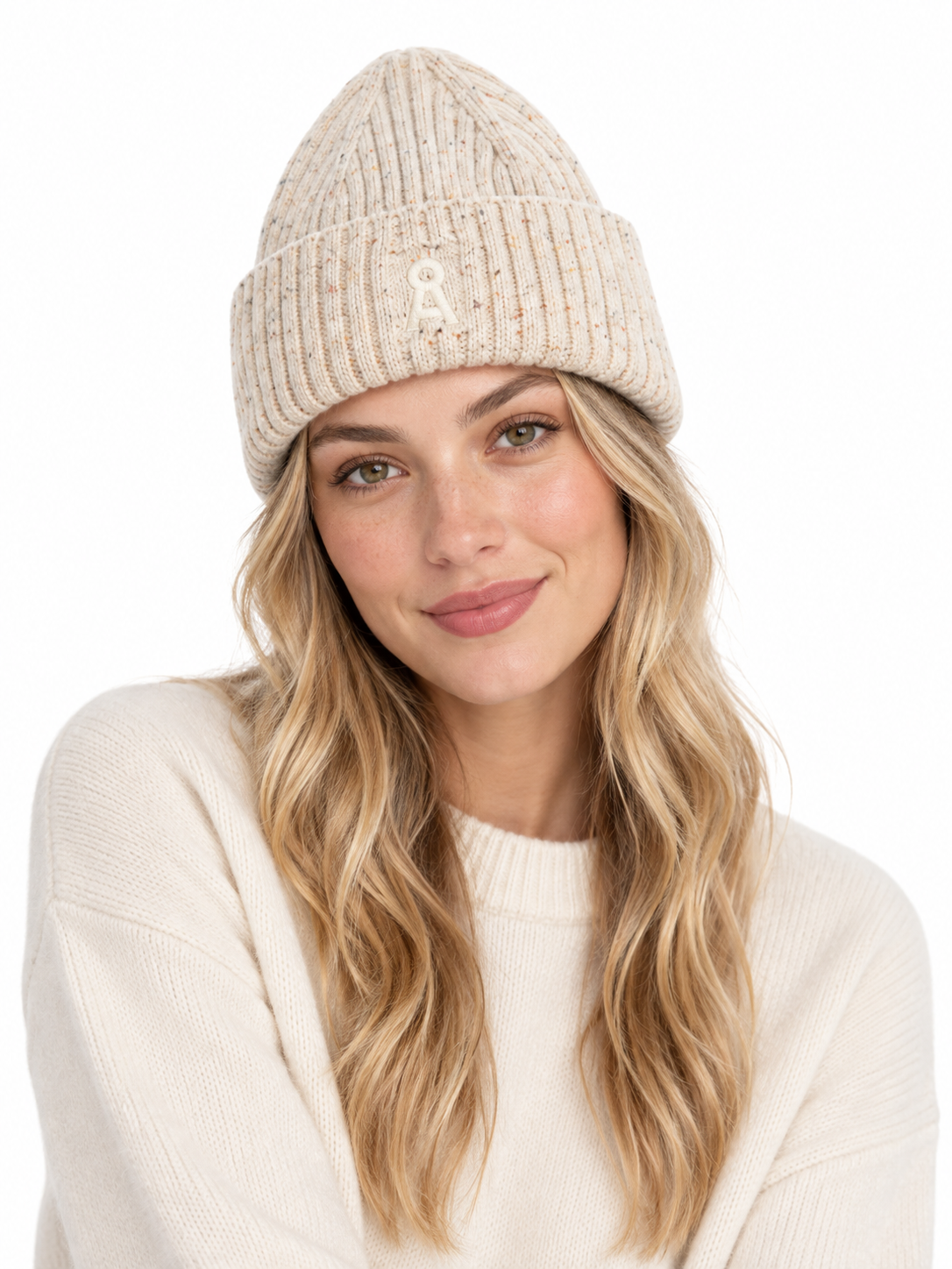 TWEED KNIT HAT W
