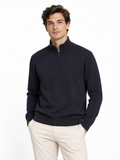 FAABES HALF ZIP KNIT SWEATER
