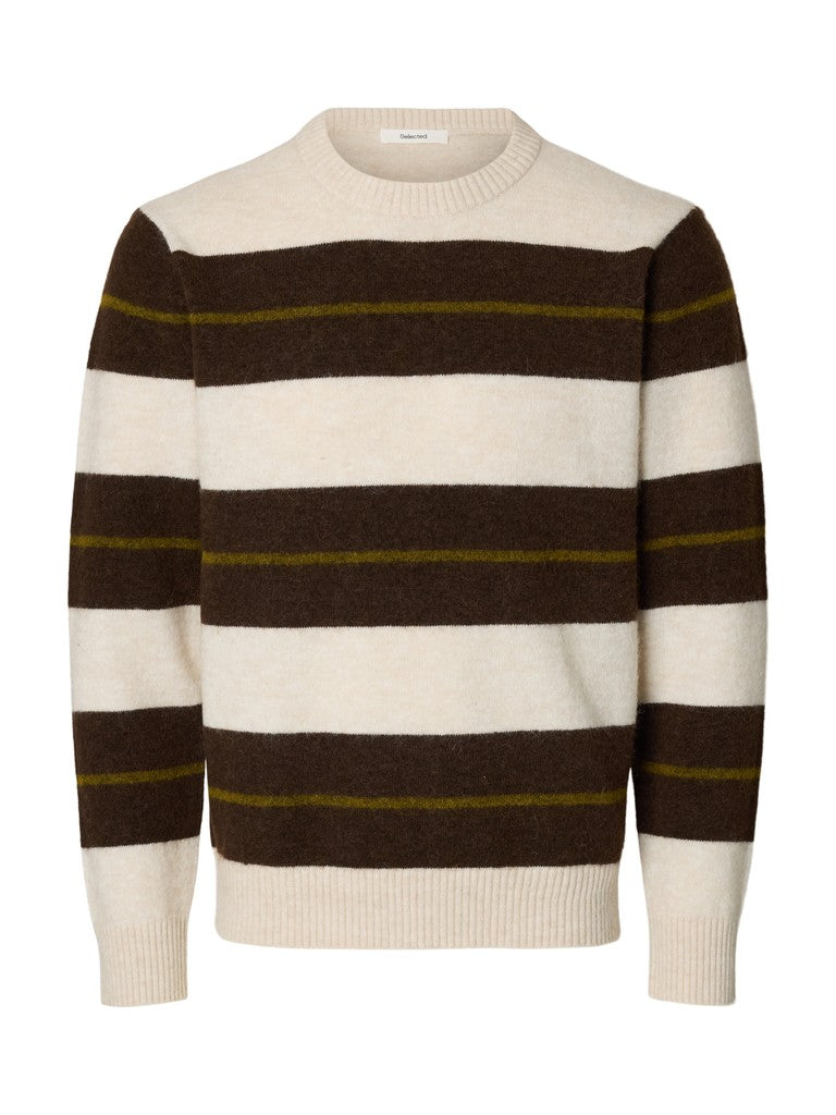 SLMRAI LS KNIT REG CREW NECK NOOS