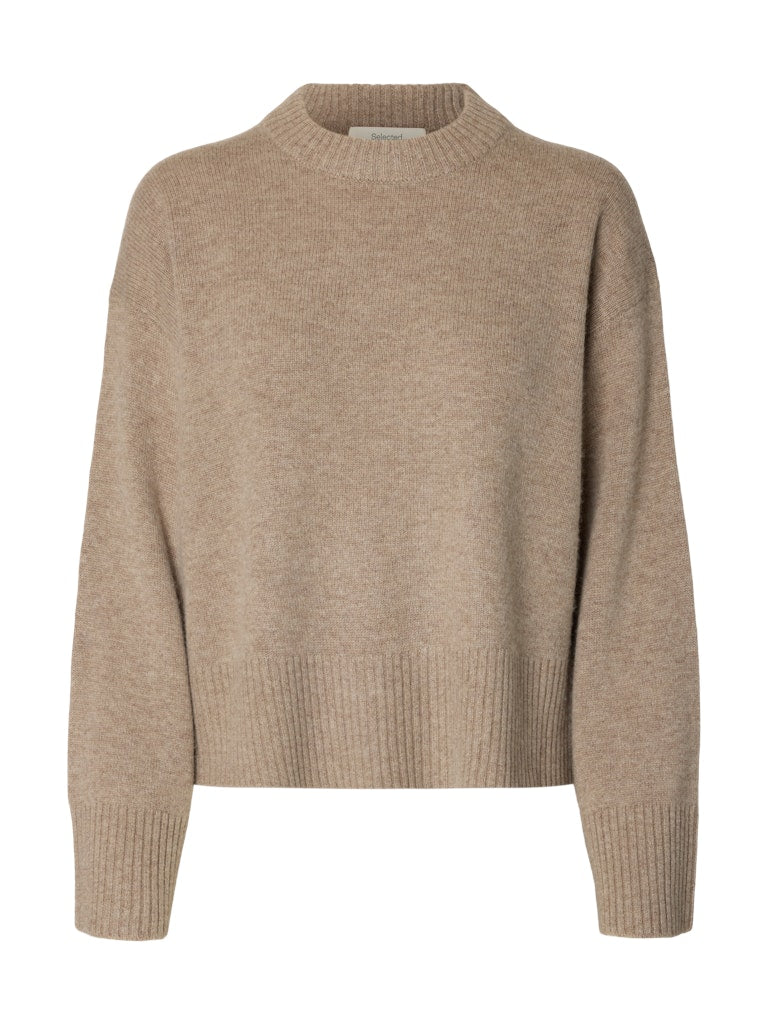 SLWCILLE CASHMERE BLEND LS KNIT