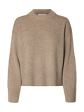 SLWCILLE CASHMERE BLEND LS KNIT