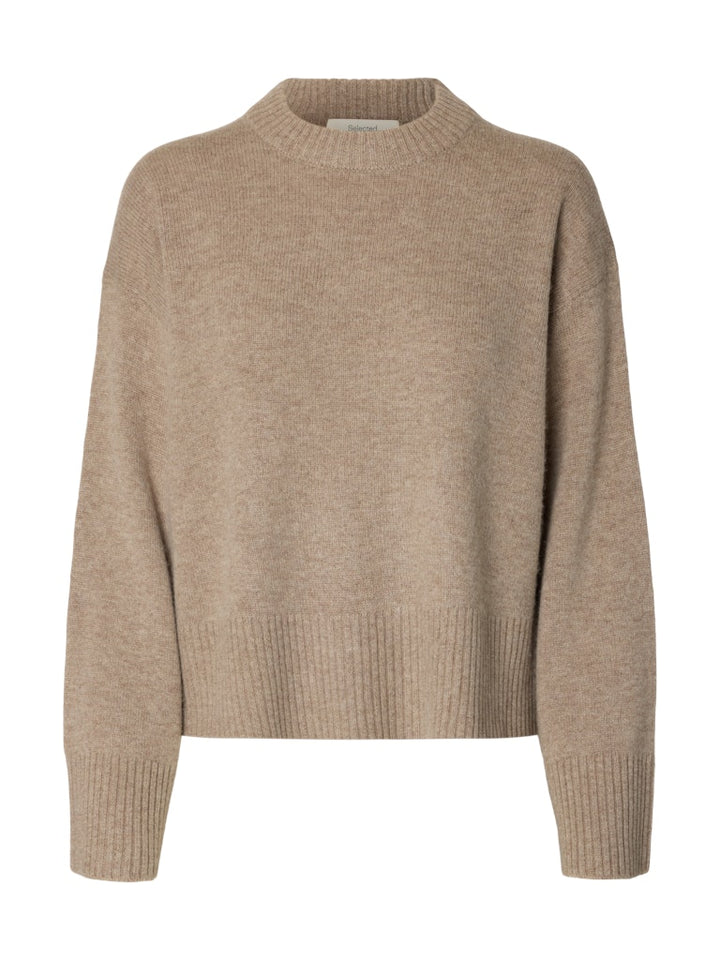 SLWCILLE CASHMERE BLEND LS KNIT