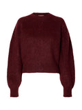 SLWMIRA LS KNIT SHORT O-NECK NOOS