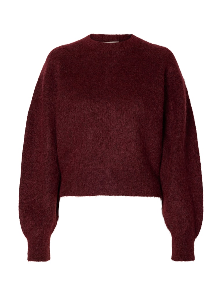 SLWMIRA LS KNIT SHORT O-NECK NOOS