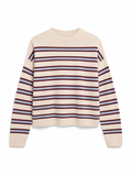 MERINAA STRIPED KNIT SWEATER