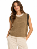 Yaya - Spenzer mit Kontrastborten - 4401-000634-609