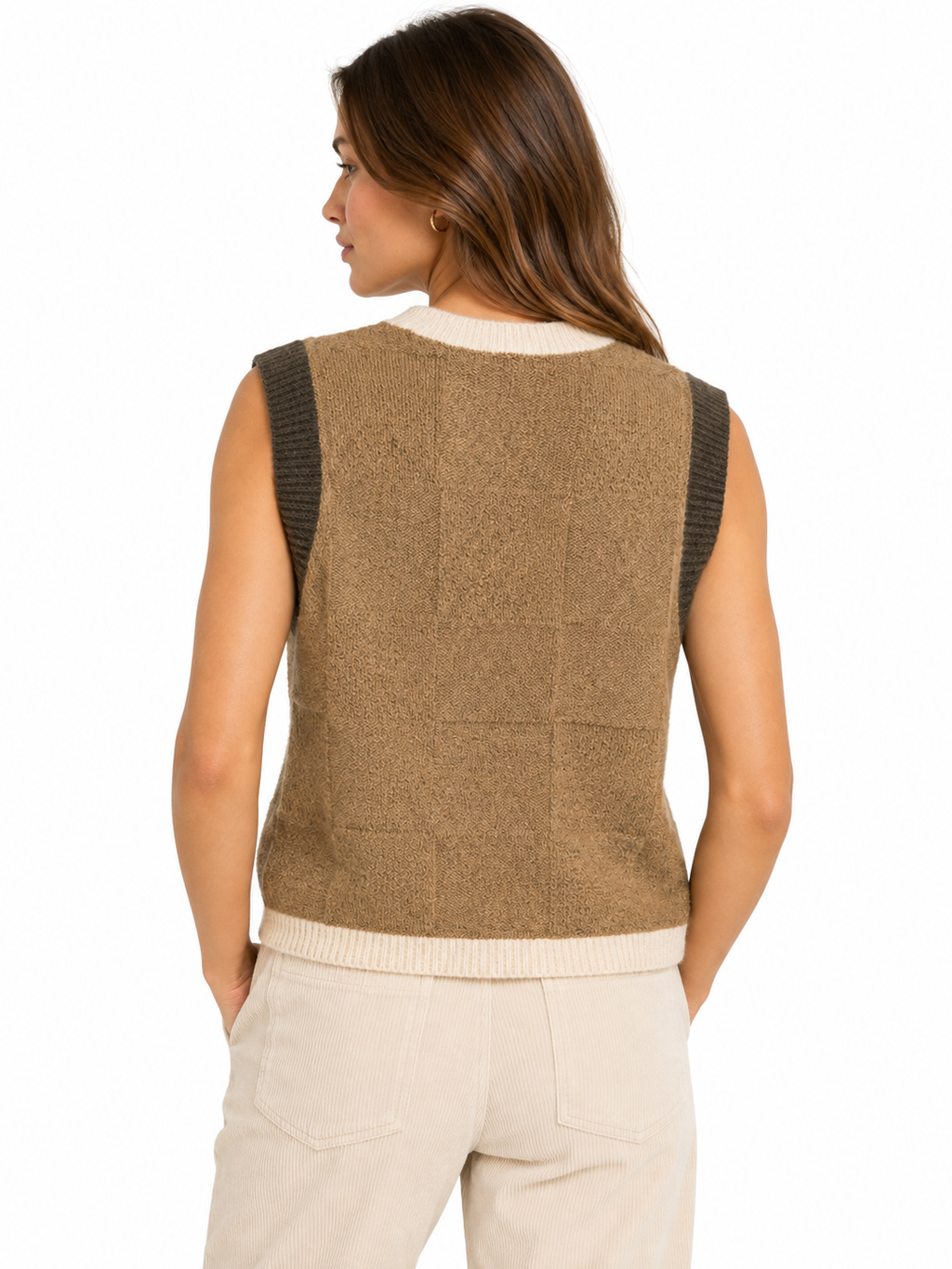 Yaya - Spenzer mit Kontrastborten - 4401-000634-609