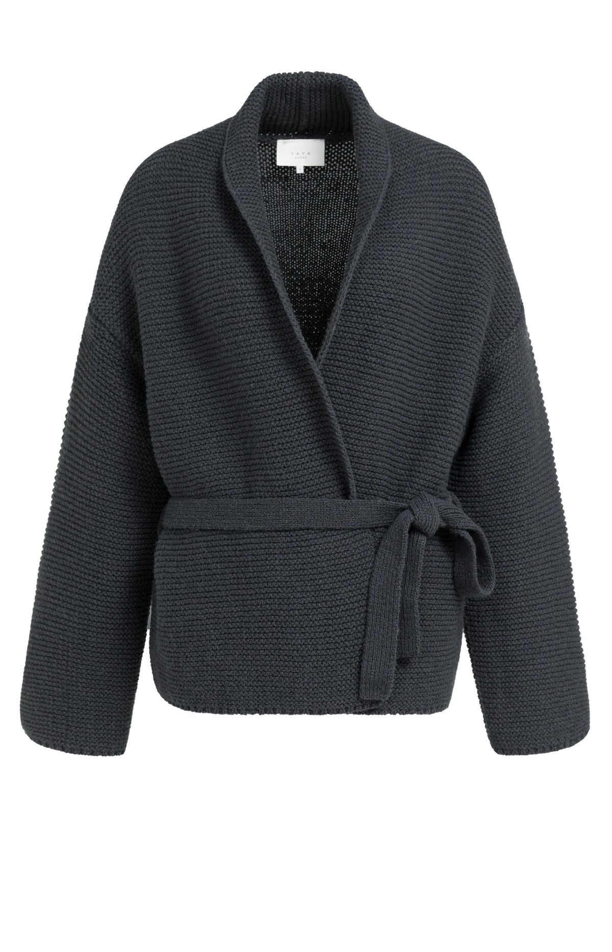 Yaya - Strick-Cardigan in Wickeloptik - 4401-010177-609