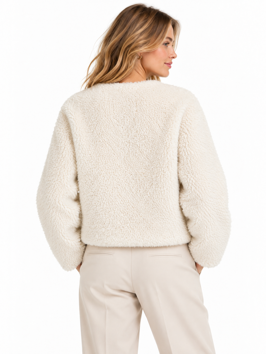 Yaya - Oversize-Jacke aus Fellimitat - 4402-001092-609