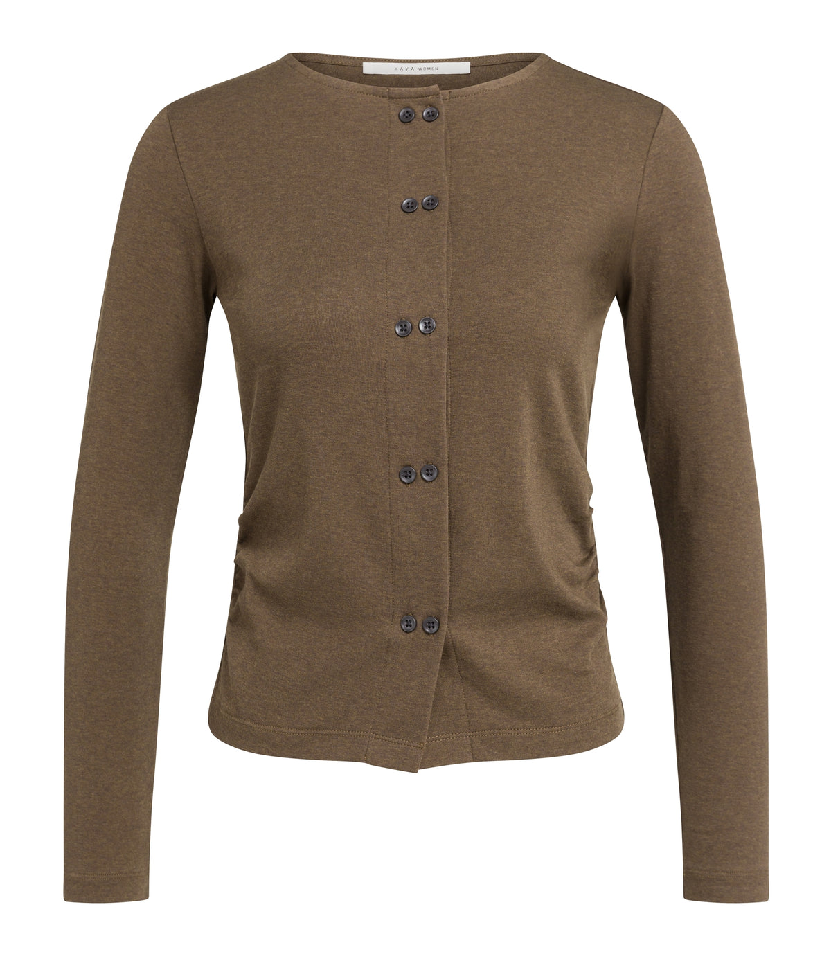 Yaya - Jersey-Strickjacke mit doppelt - 4401-019166-608