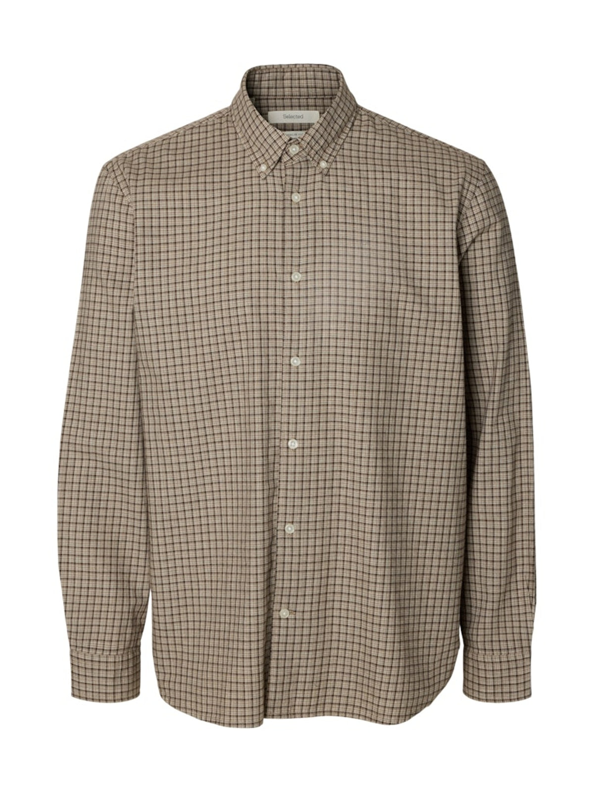 SLMCOLE-JAY REG MELANGE LS SHIRT NO