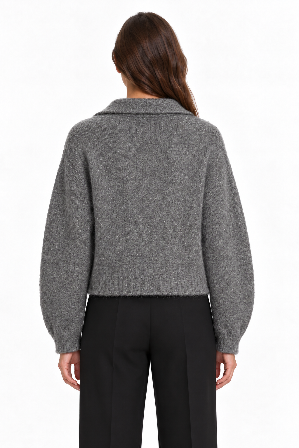 SLWANJULI LS KNIT HALF ZIP