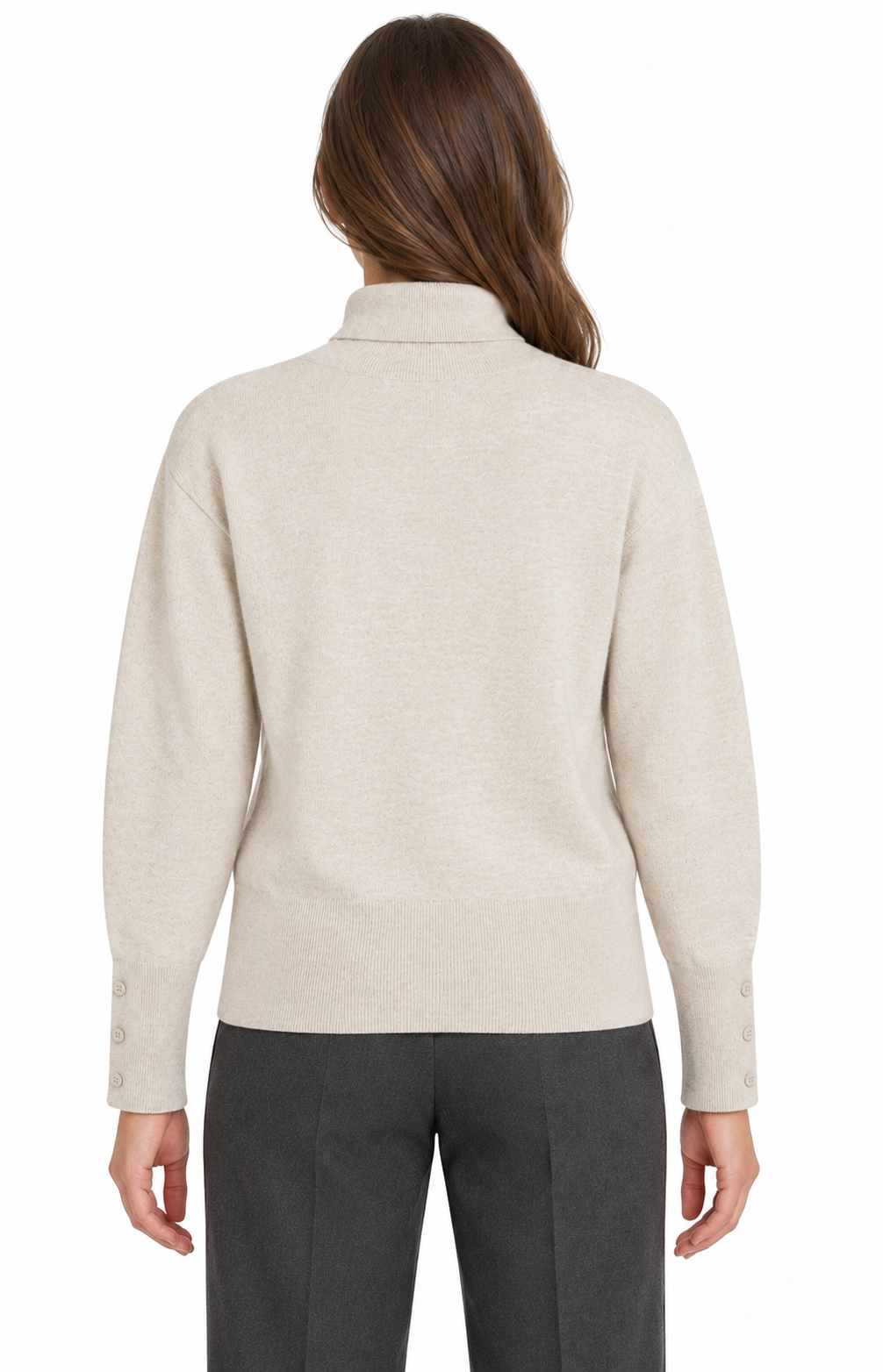 Pullover mit hohem Kragen
