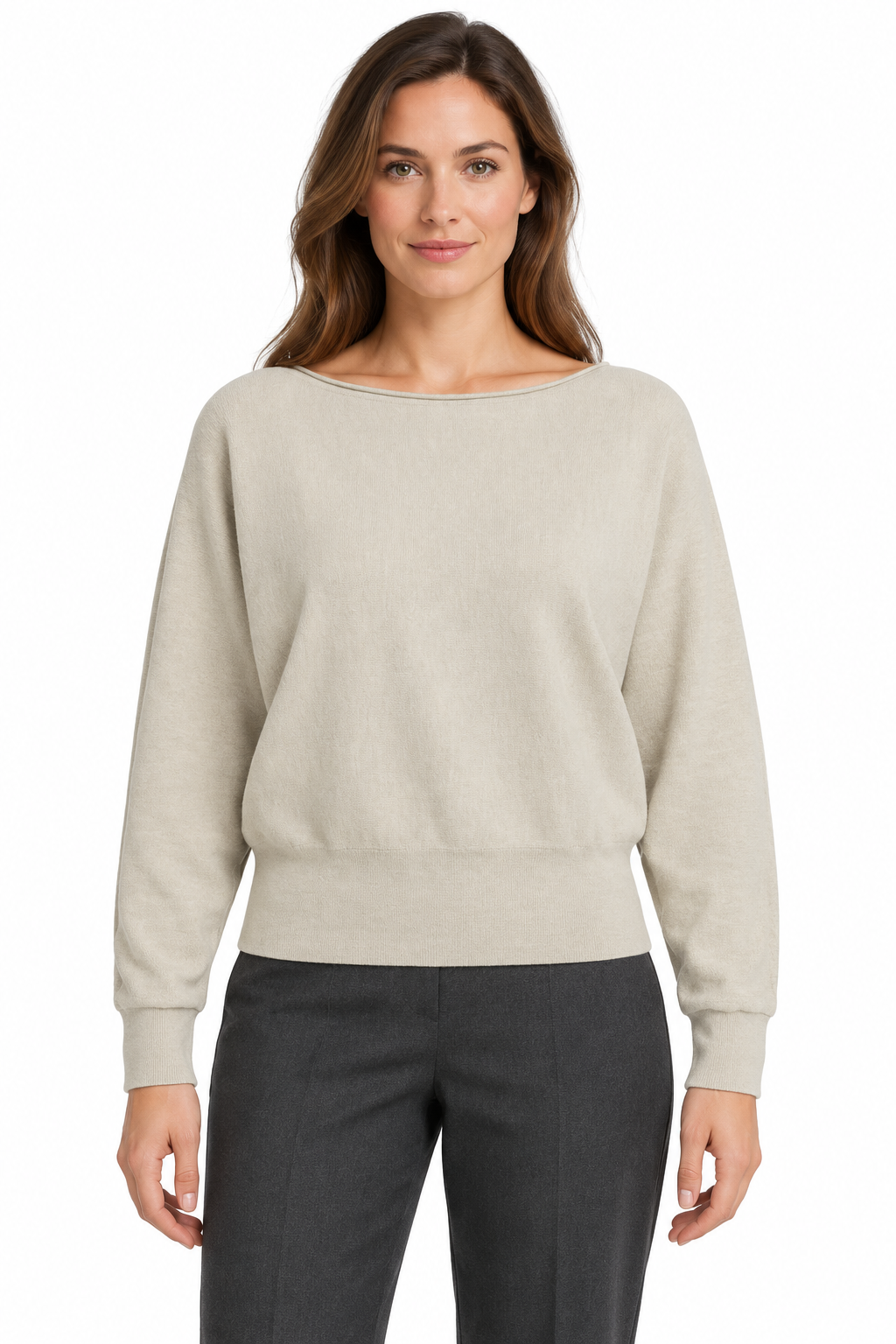 Yaya - Pullover mit U-Boot-Ausschnitt - 4401-000622-608