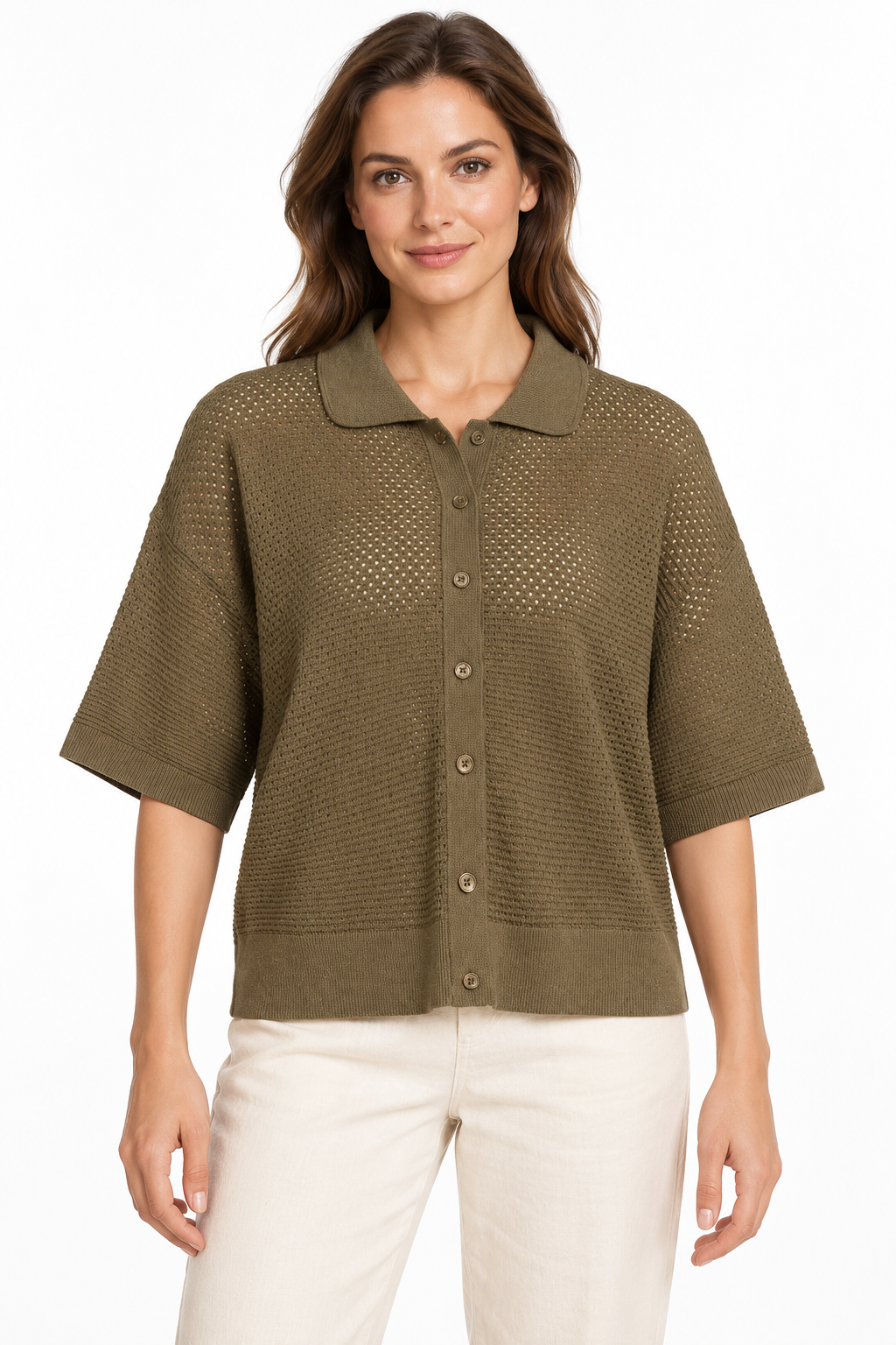 Yaya - Locker gestrickter Cardigan - 4401-010169-608