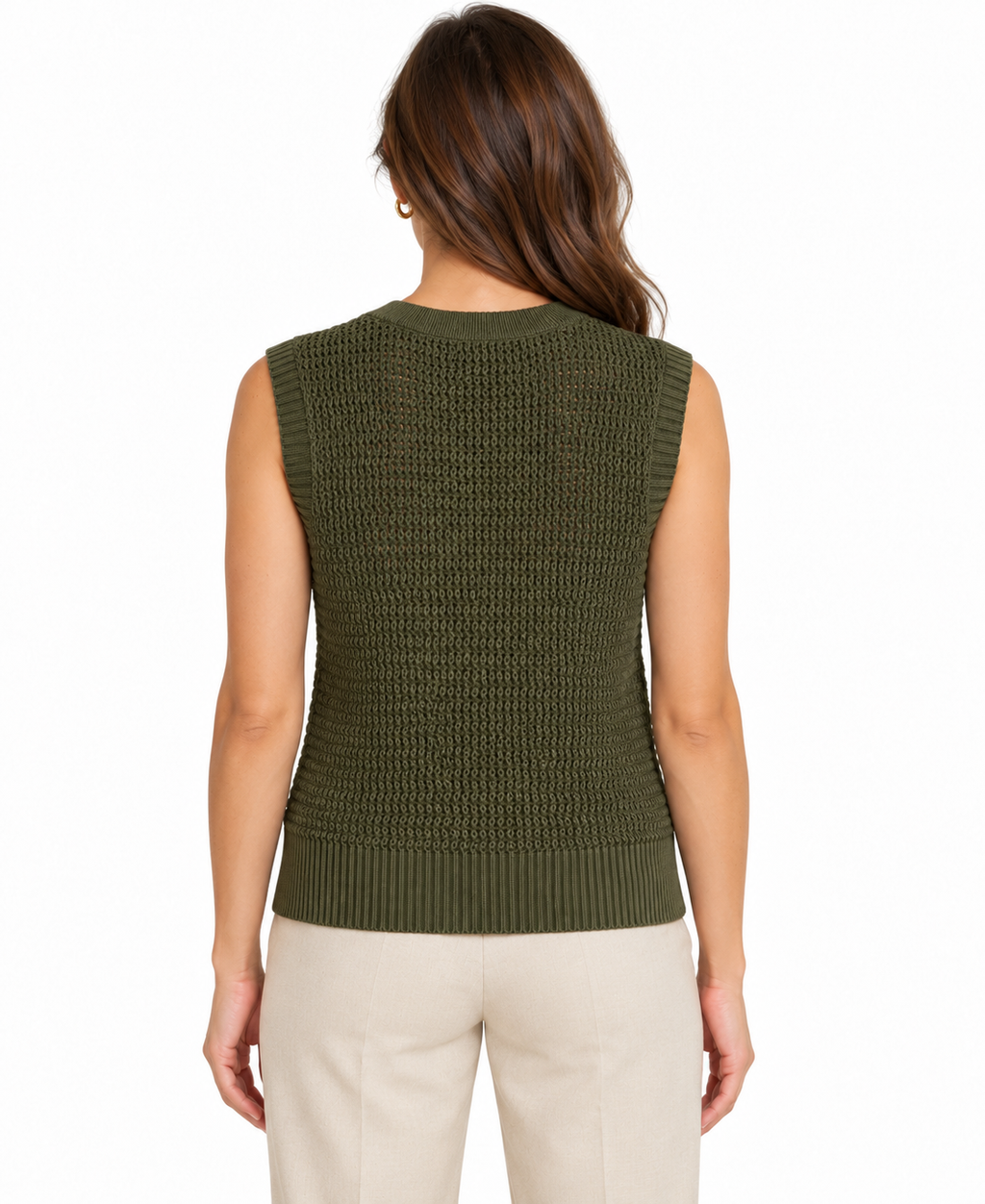 Ärmelloser Cardigan