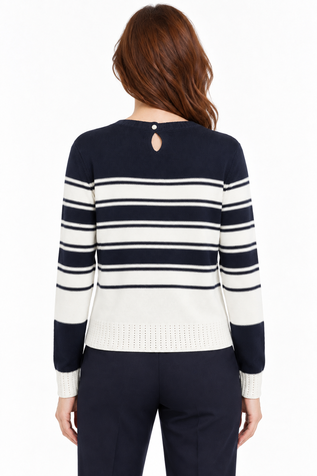Gestreifter Pullover
