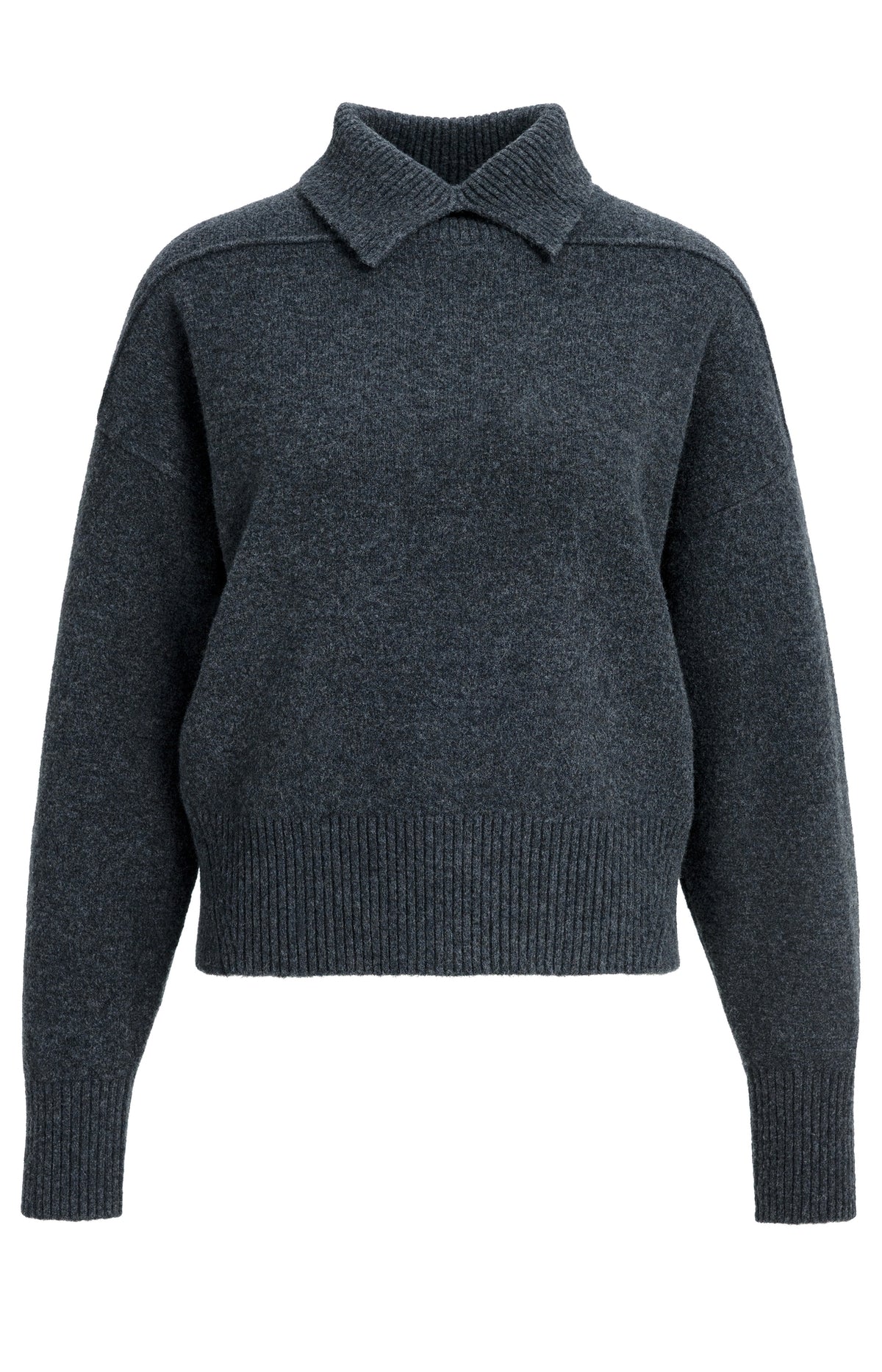Pullover mit Polokragen