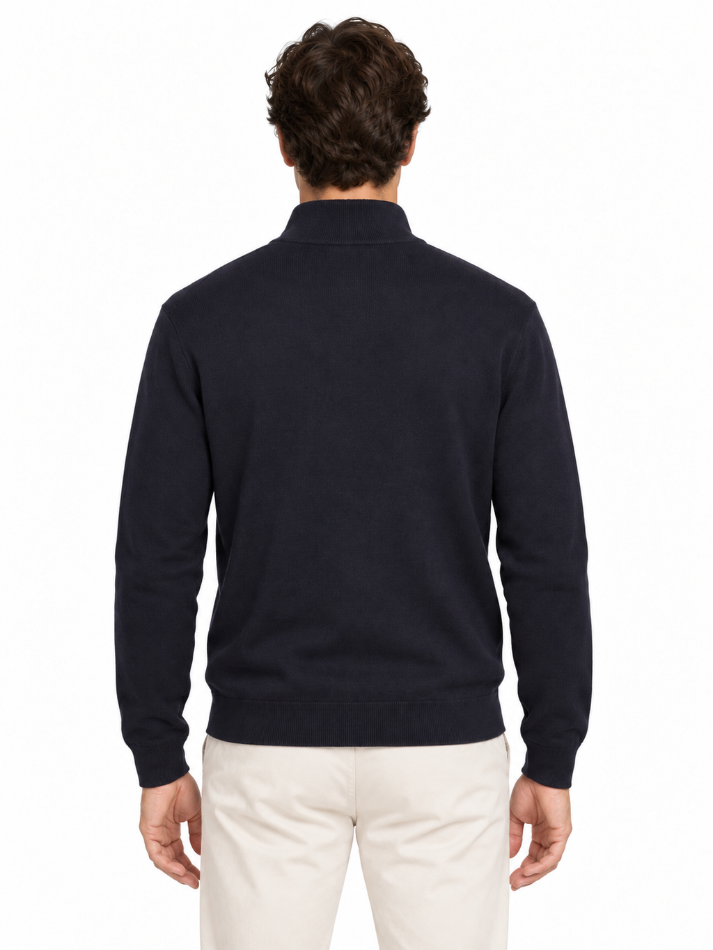 FAABES HALF ZIP KNIT SWEATER