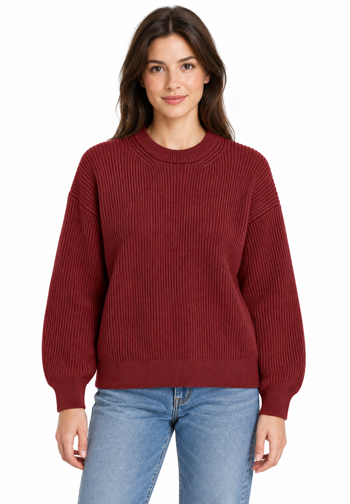VANISÉ RIB KNIT SWEATER