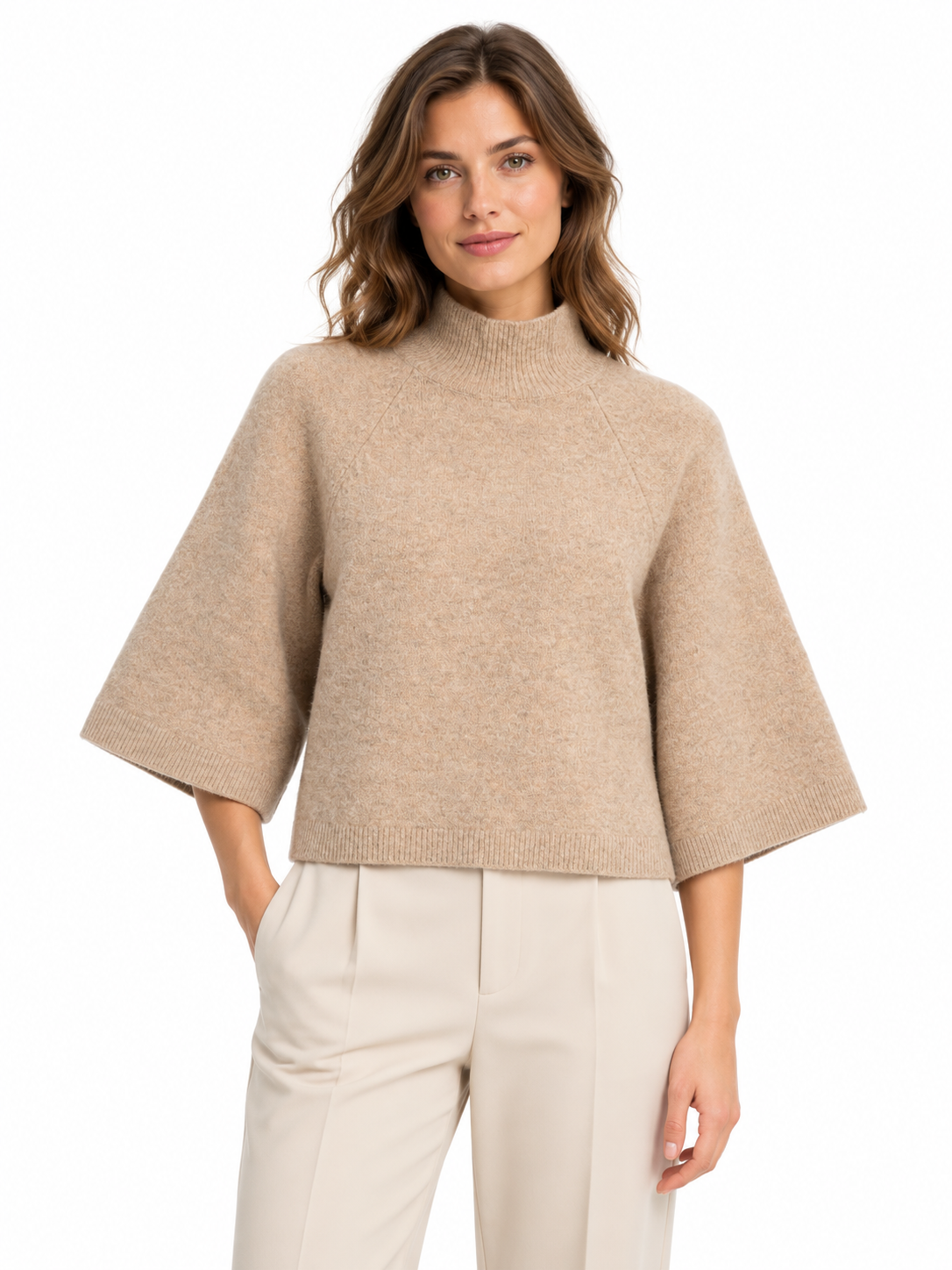 Pullover mit weiten Ärmeln