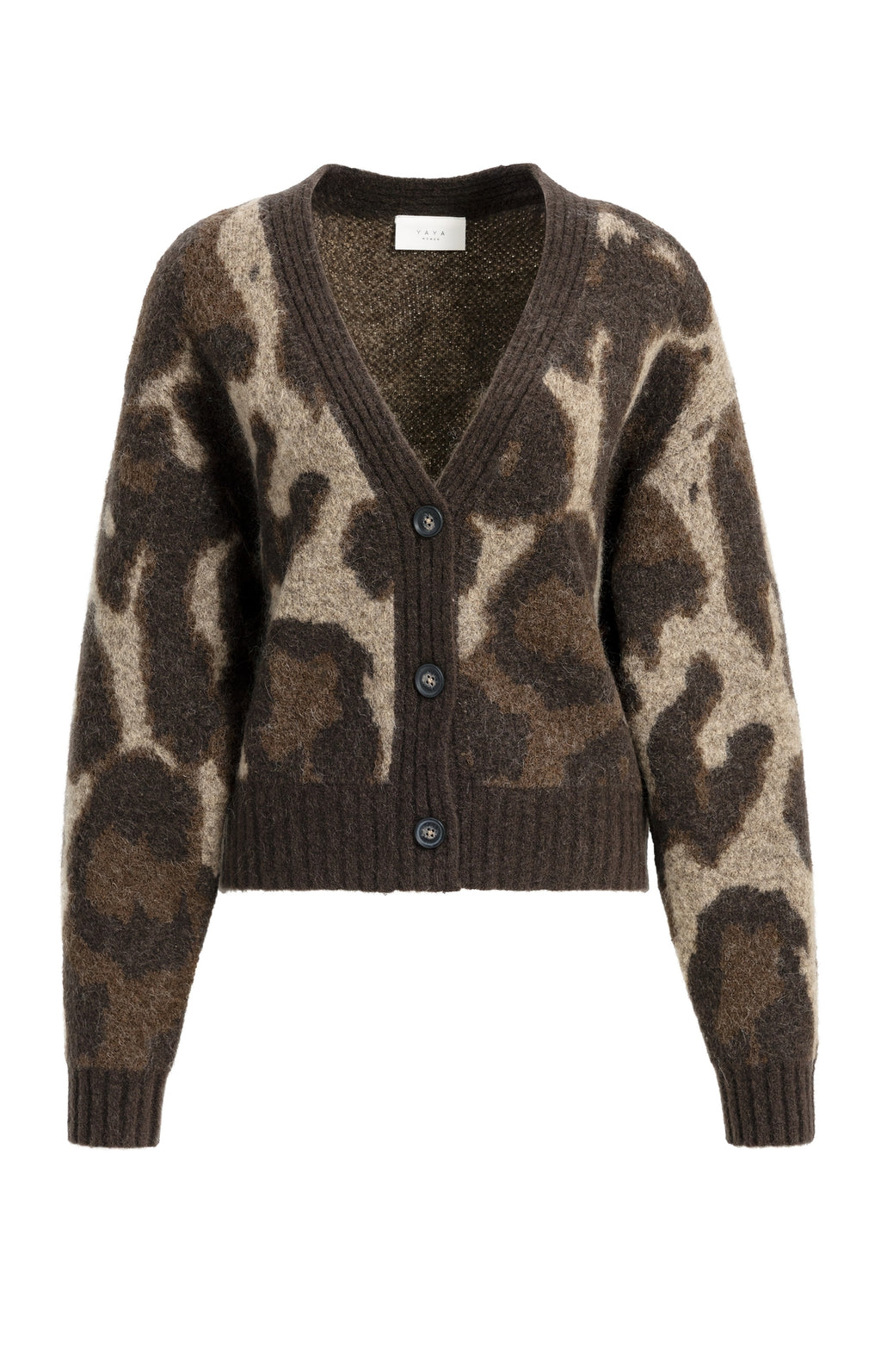Strickcardigan mit Muster