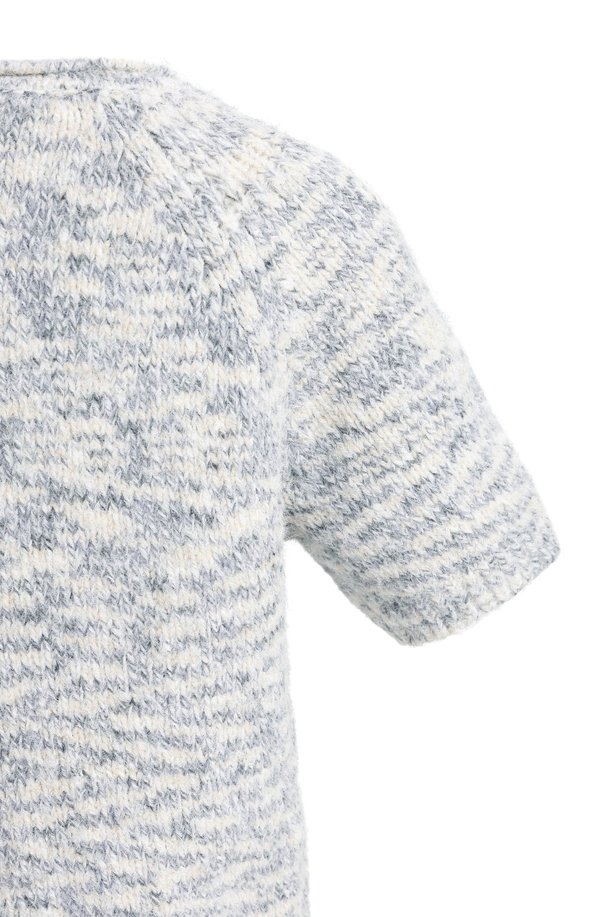 Melange-Strickpullover