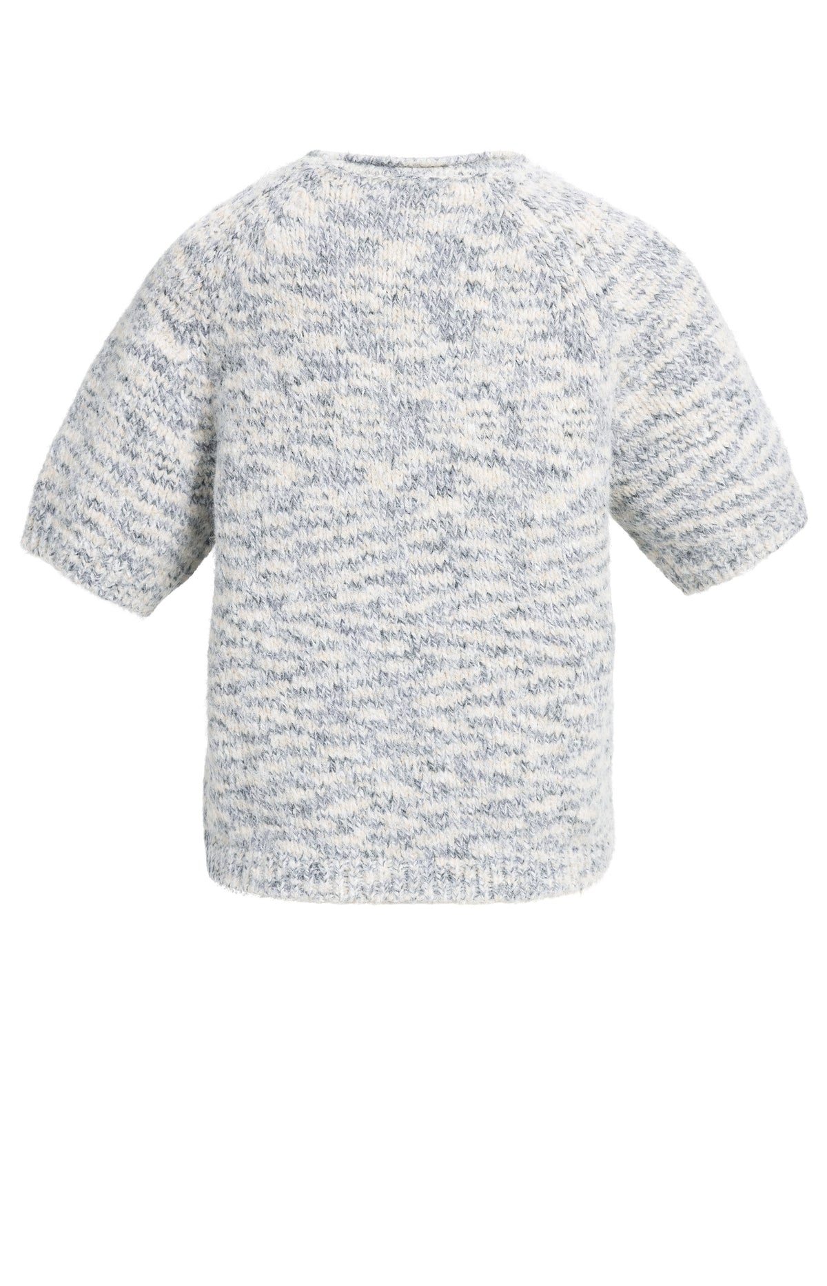 Melange-Strickpullover