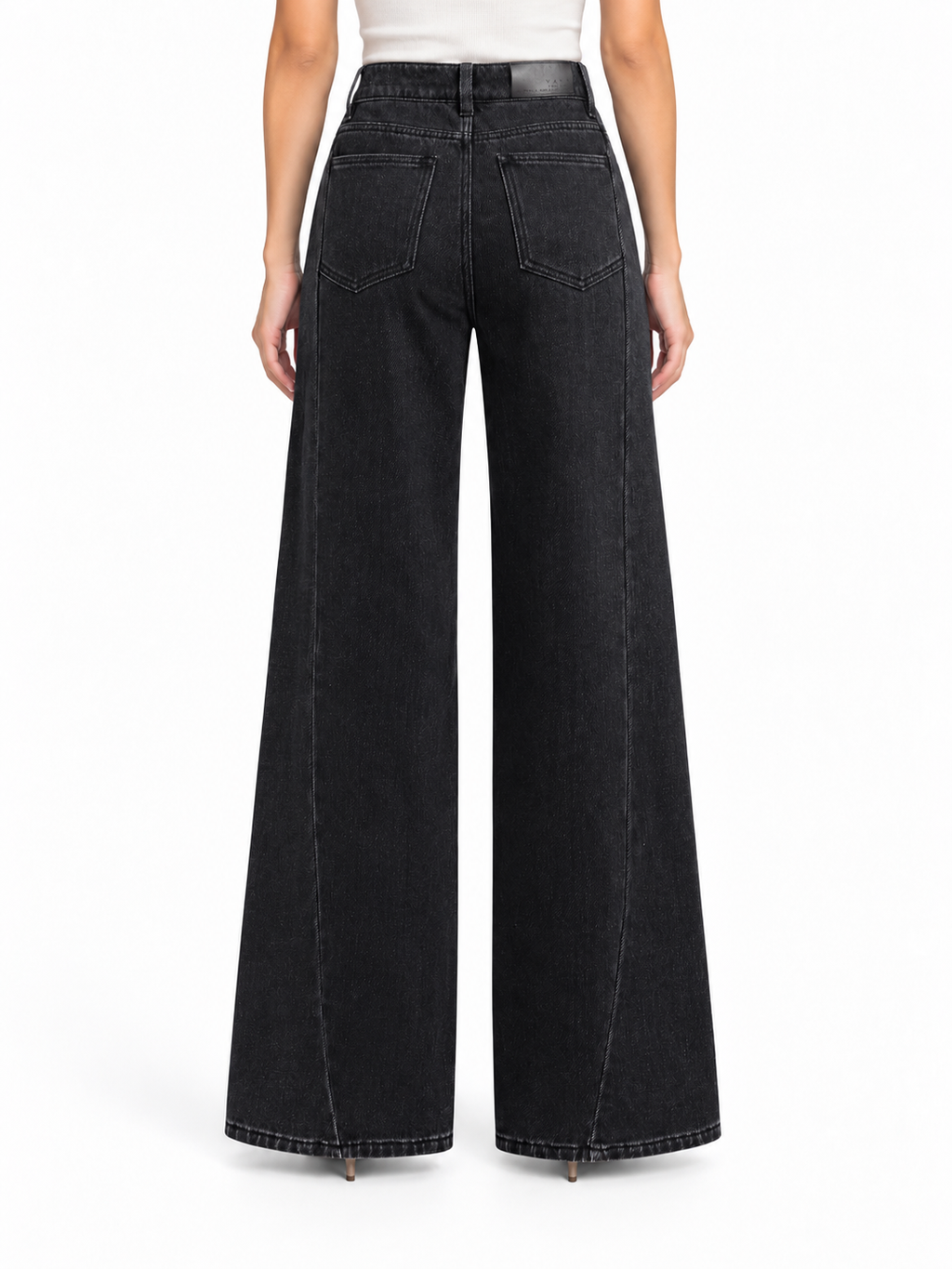 Jeans mit weitem Bein