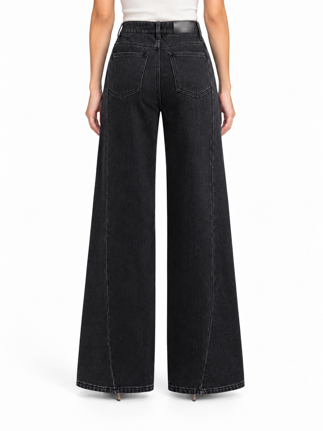 Jeans mit weitem Bein
